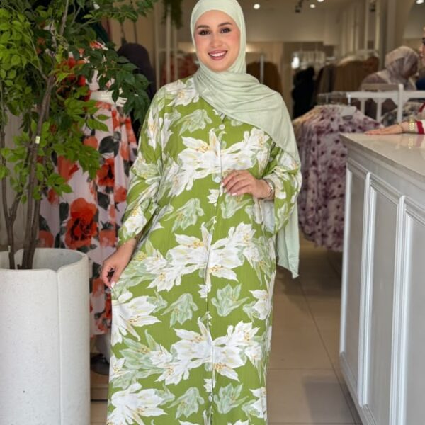 Robe chemise bloom